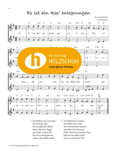 Es ist ein Ros entsprungen